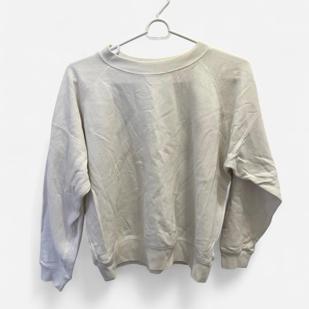 Entireworld Cream Women's Crew Neck Sweater
